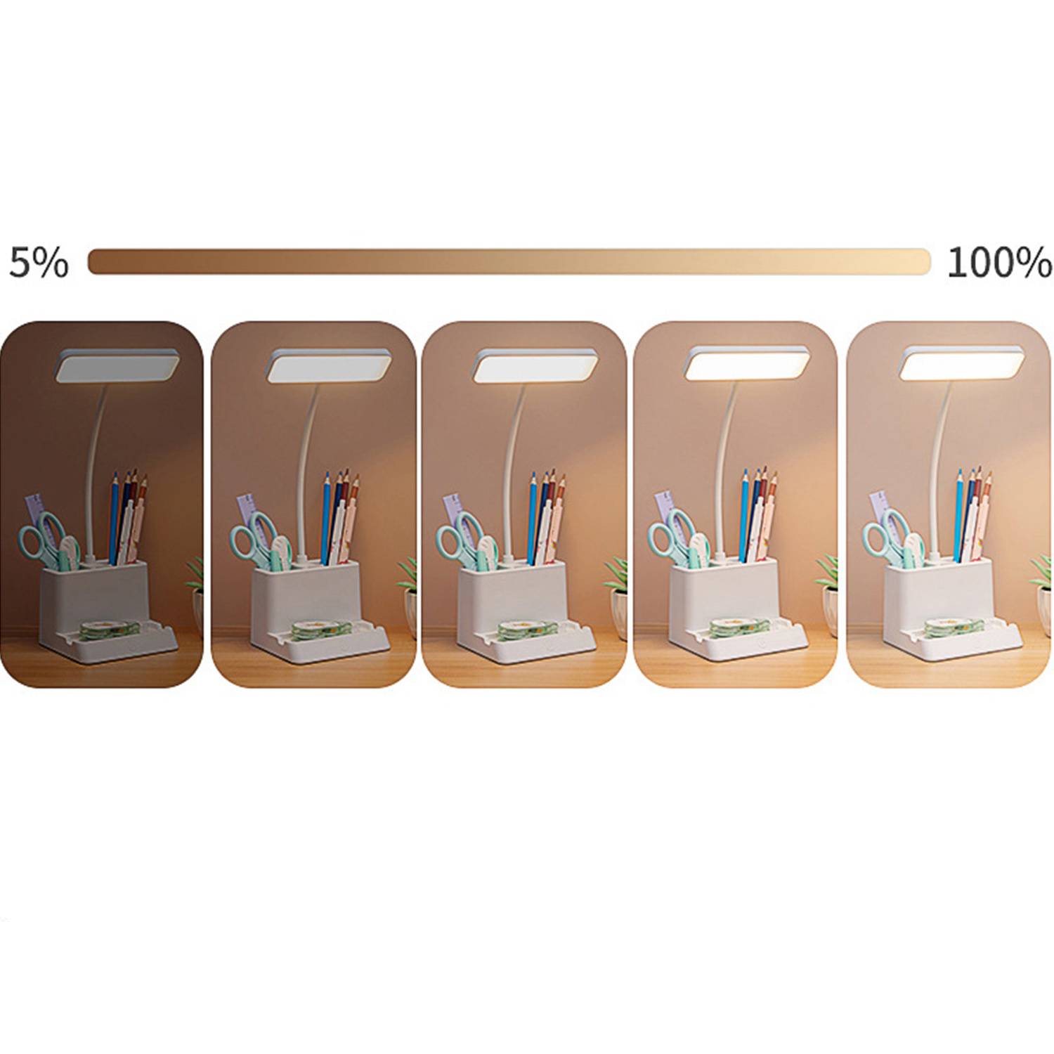 LED Desk Lamp with USB Charging Port 3