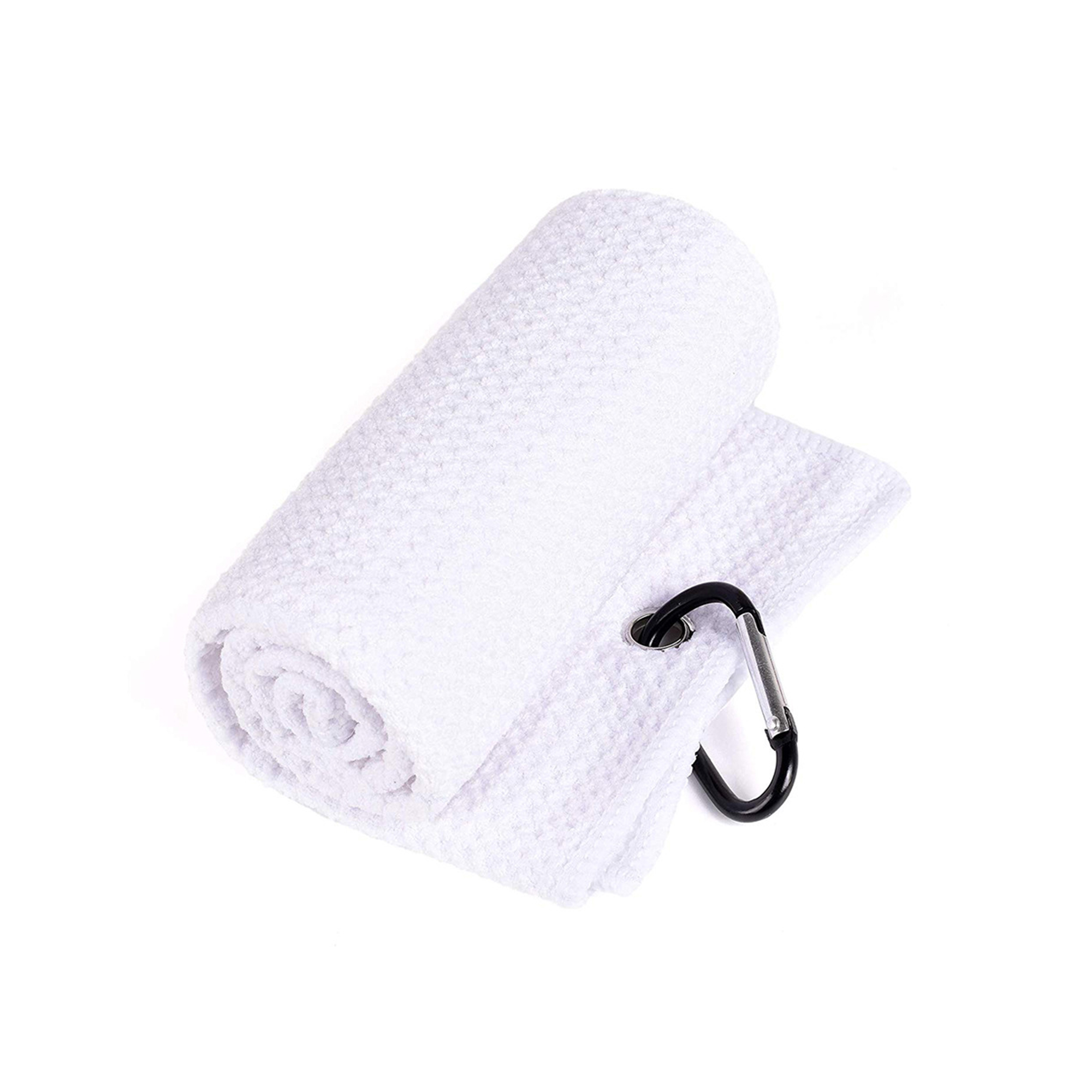 Microfiber Waffle Towel With Metal Clip 23.7" x 15.8" 400 Gsm 18