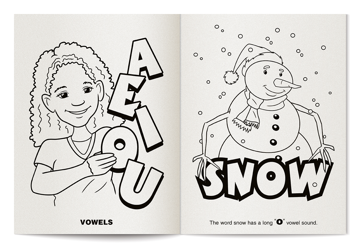 COLORING BOOK - Fun With Phonics Coloring & Activity Book 2