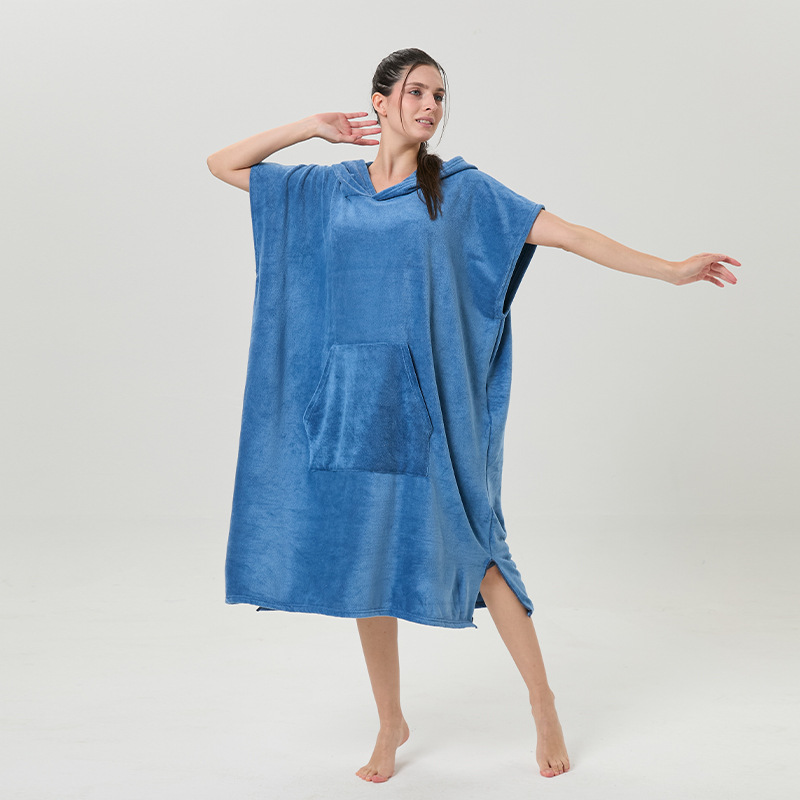 Surf Poncho Changing Robe with Hood 7
