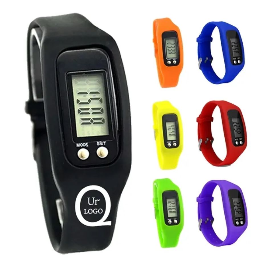 Electronic Silicone Watch Pedometer 1