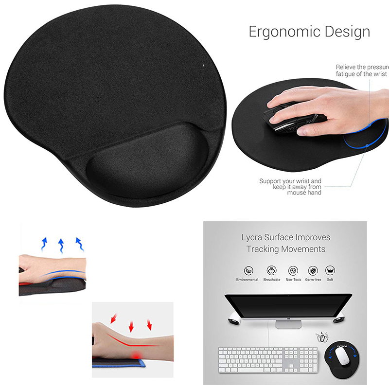 Mouse Pad with Gel Wrist Rest 1