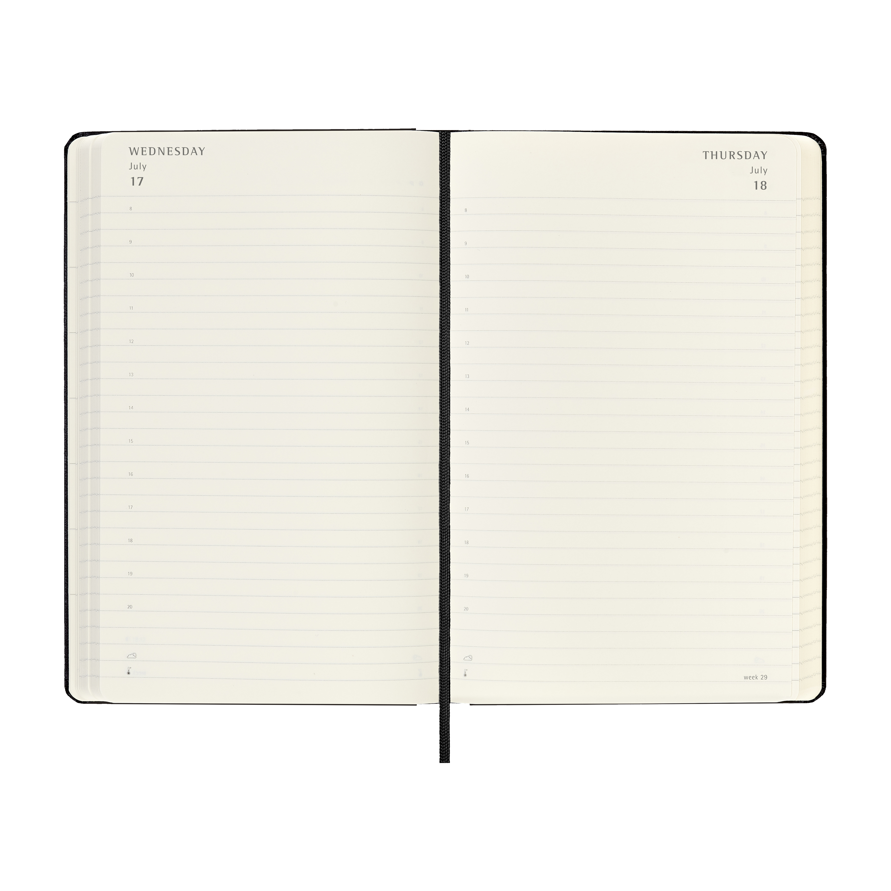 Hard Cover Large 18 Month Daily 2024-2025 Planner