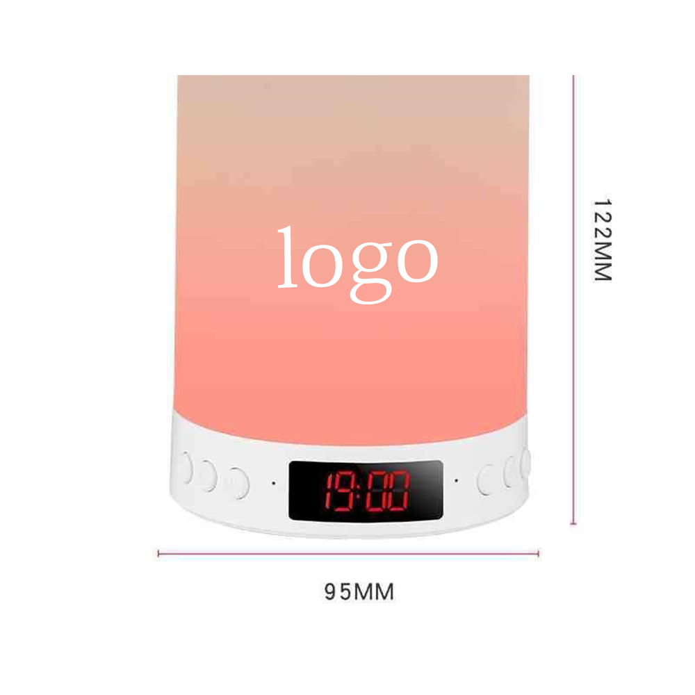 Night Light Wireless Speaker With Alarm Clock 1