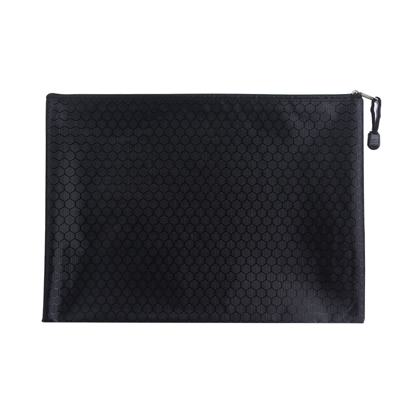 Oxford Cloth Football Pattern Zipper Waterproof File Bag 13