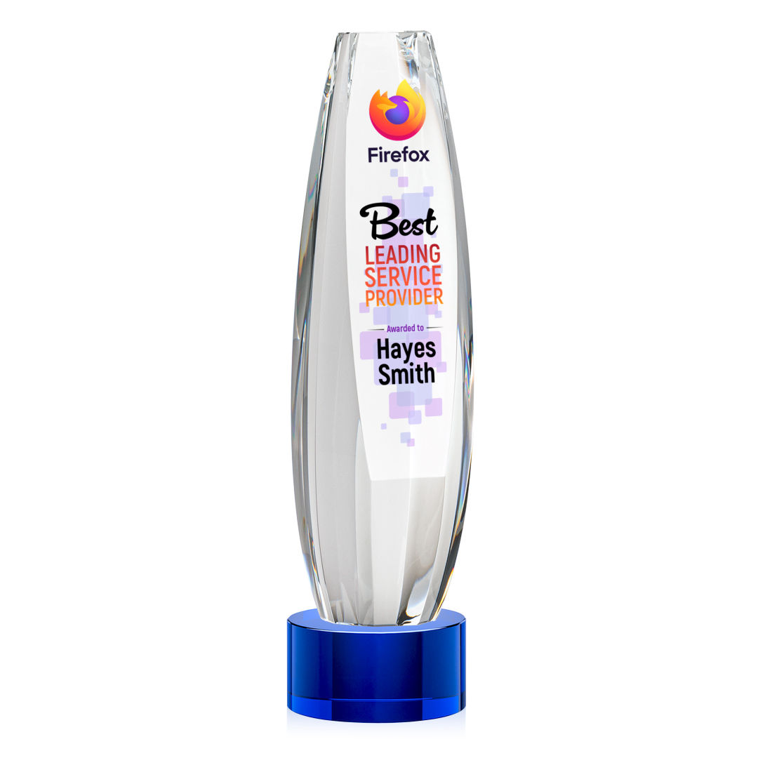 Hoover VividPrint™ Award on Marvel Base - Blue 8