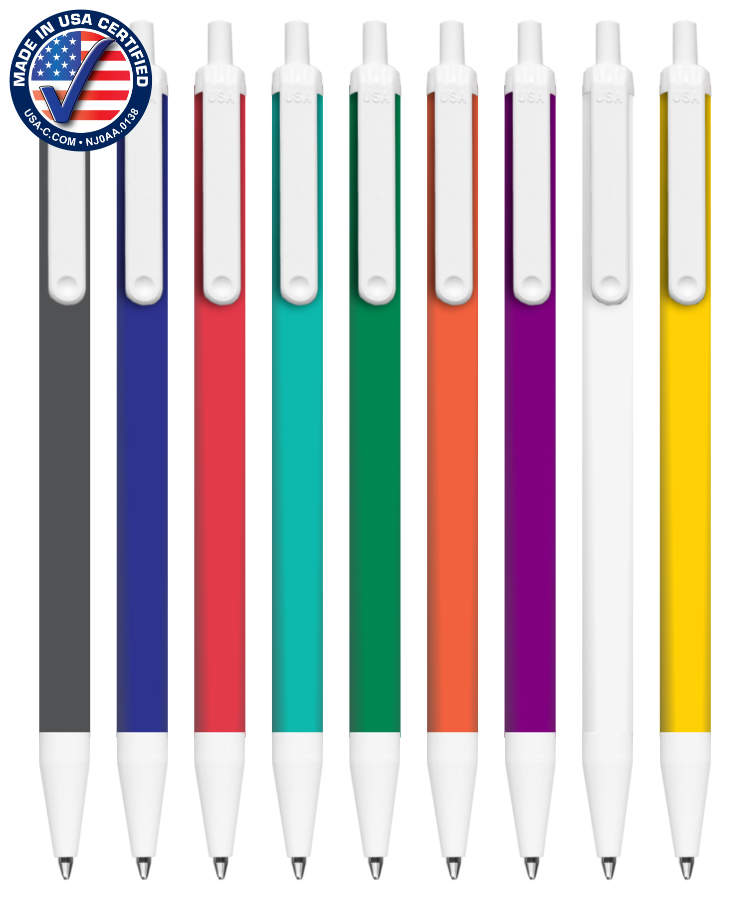 Certified Click Stick Pen - Colors with White Trim 2