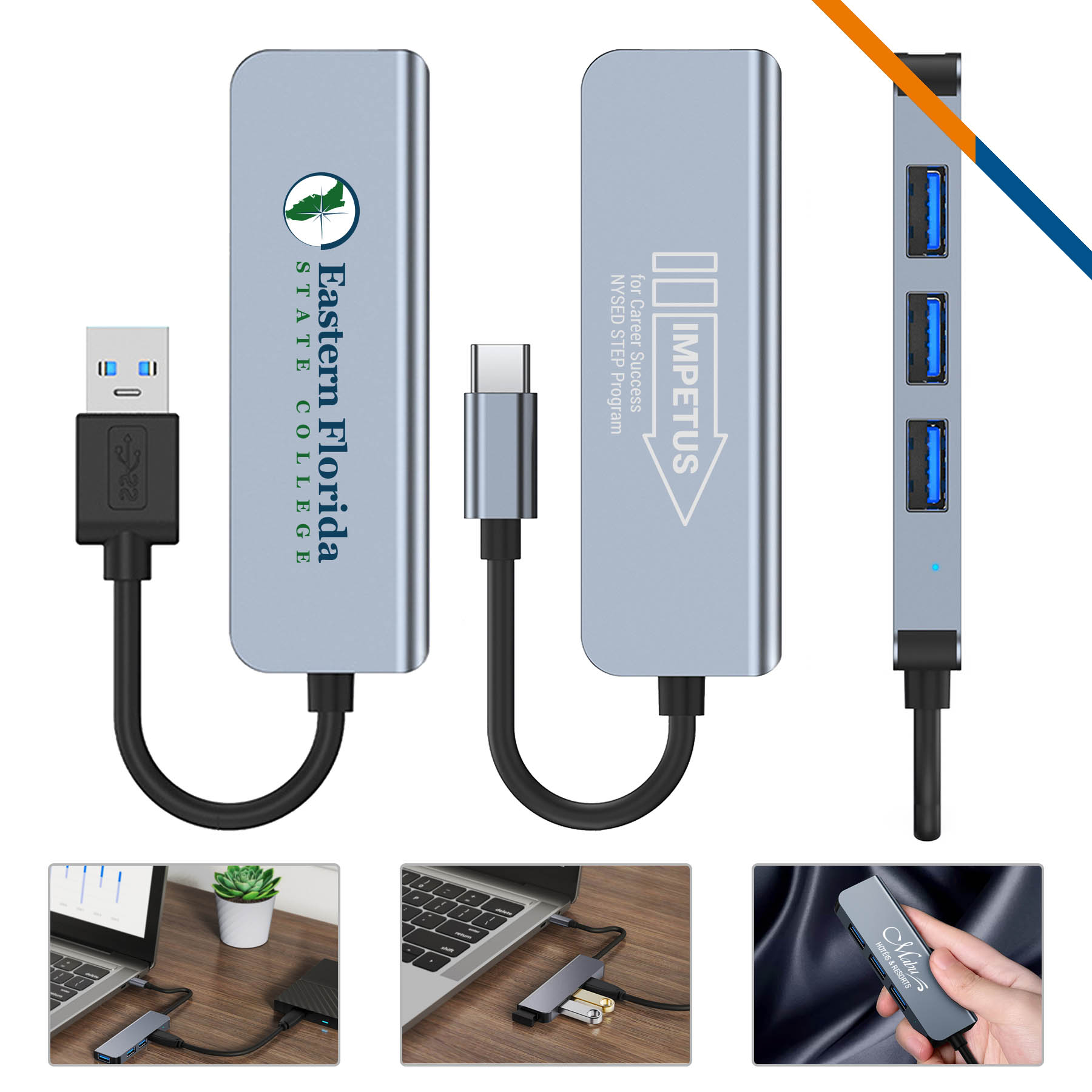 Semiy 4in1 USB Hub 4