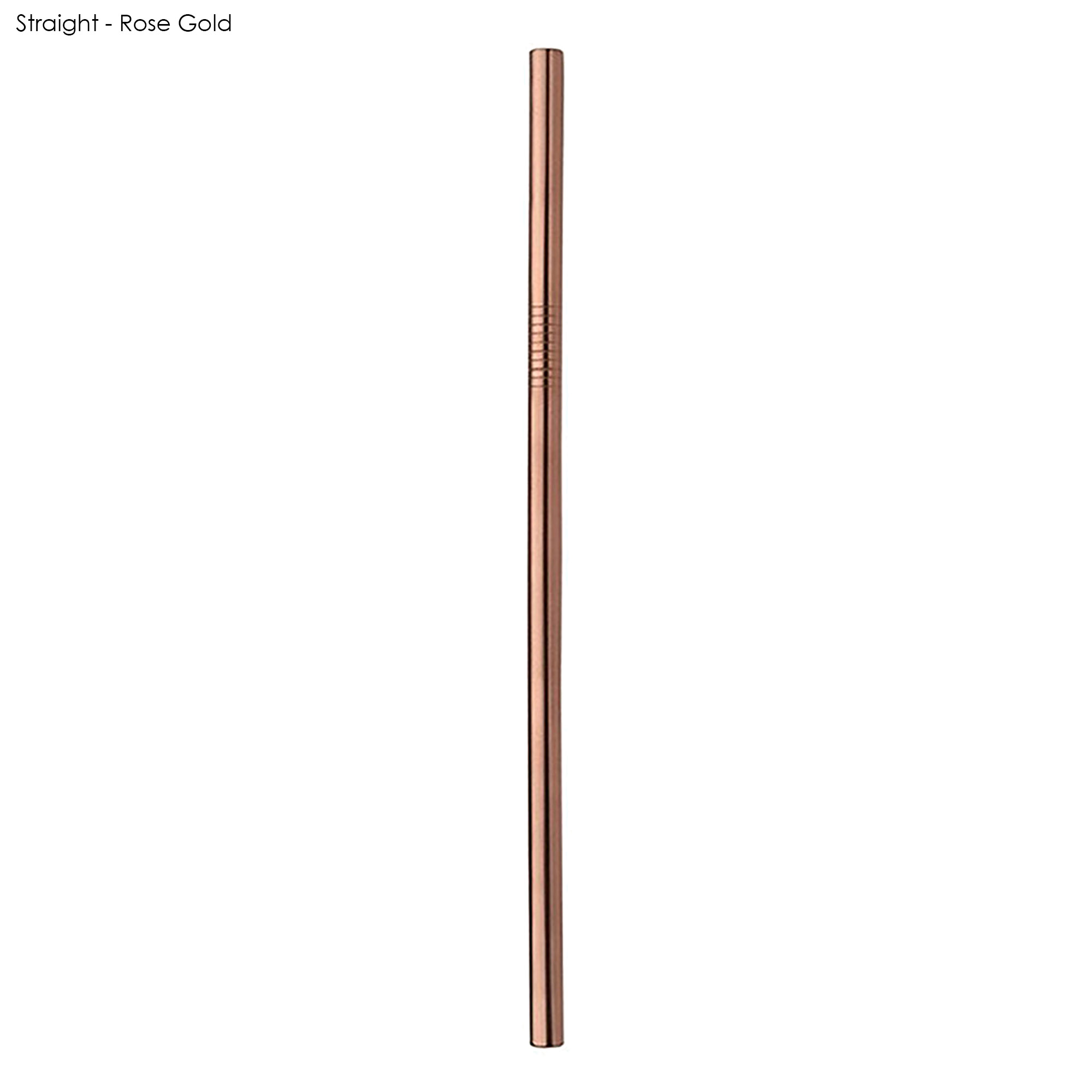 Stainless Steel Straw 8MM x 215MM - Colour 21