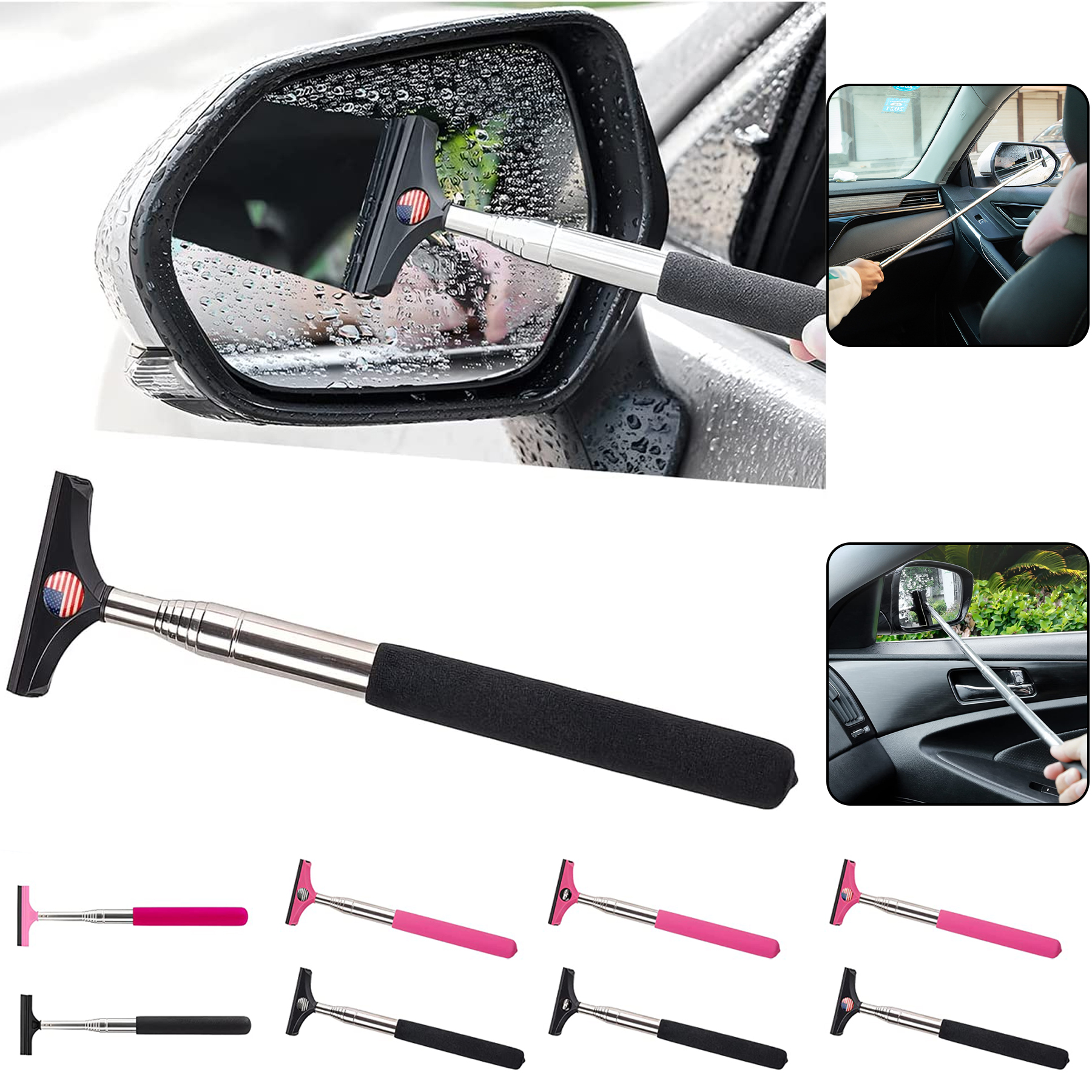Car Rearview Mirror Wiper 2