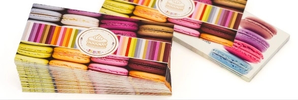 3.5" Jumbo-Square Business Cards -Full Color Both Sides 3