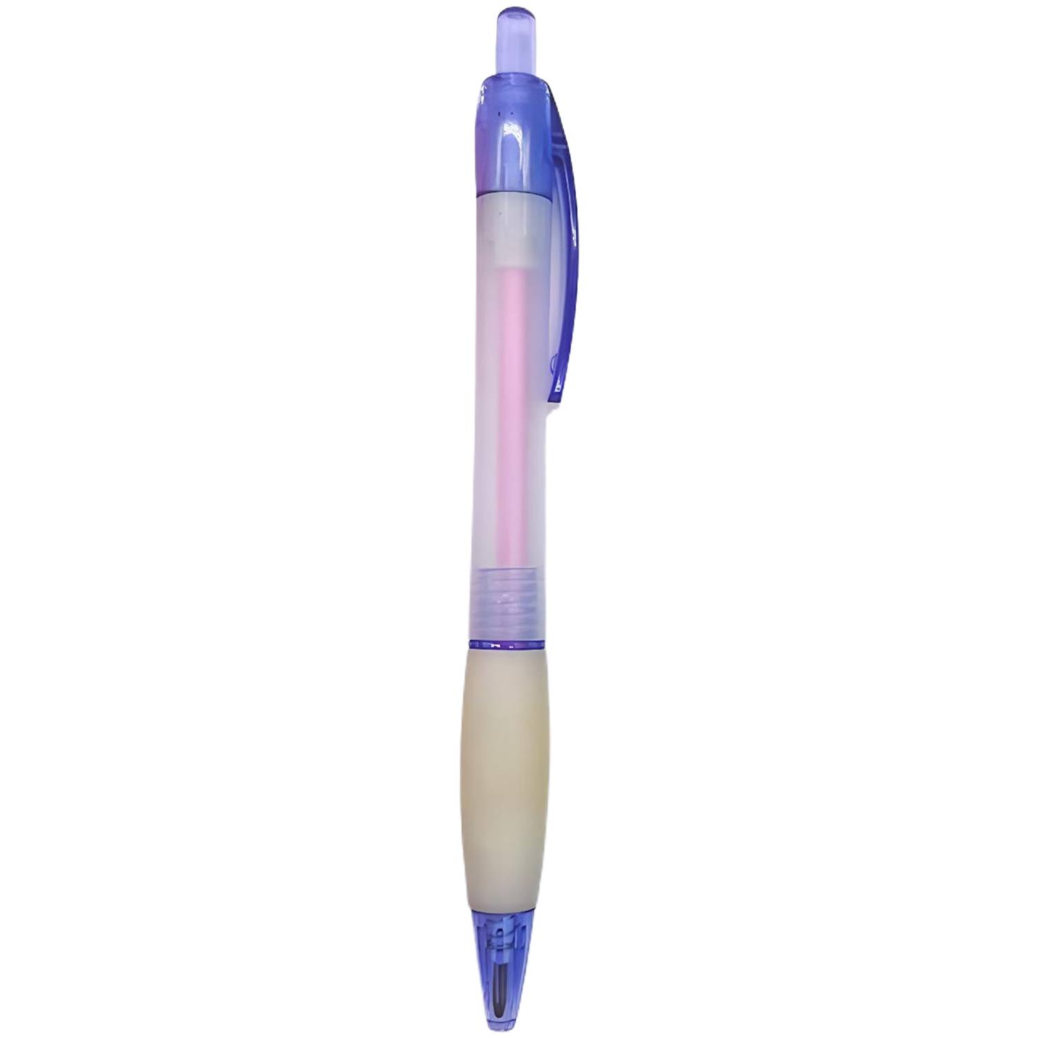 Frosted Plastic Retractable Ballpoint Pen 7