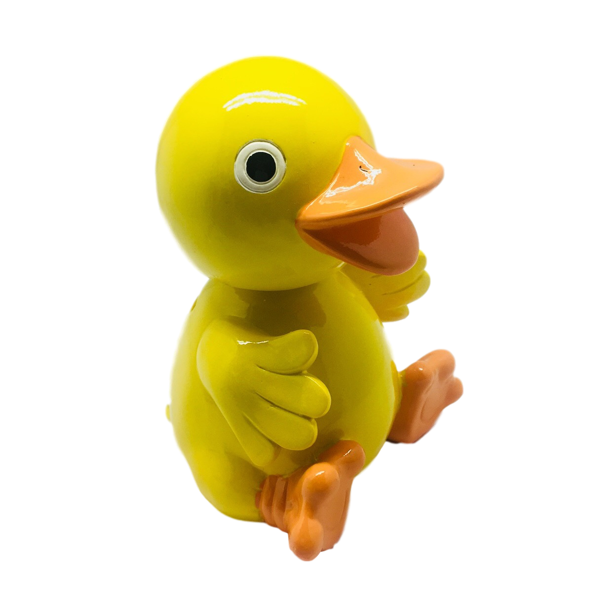 7" Bobble Head Ducky Poly-Resin Money Bank 2