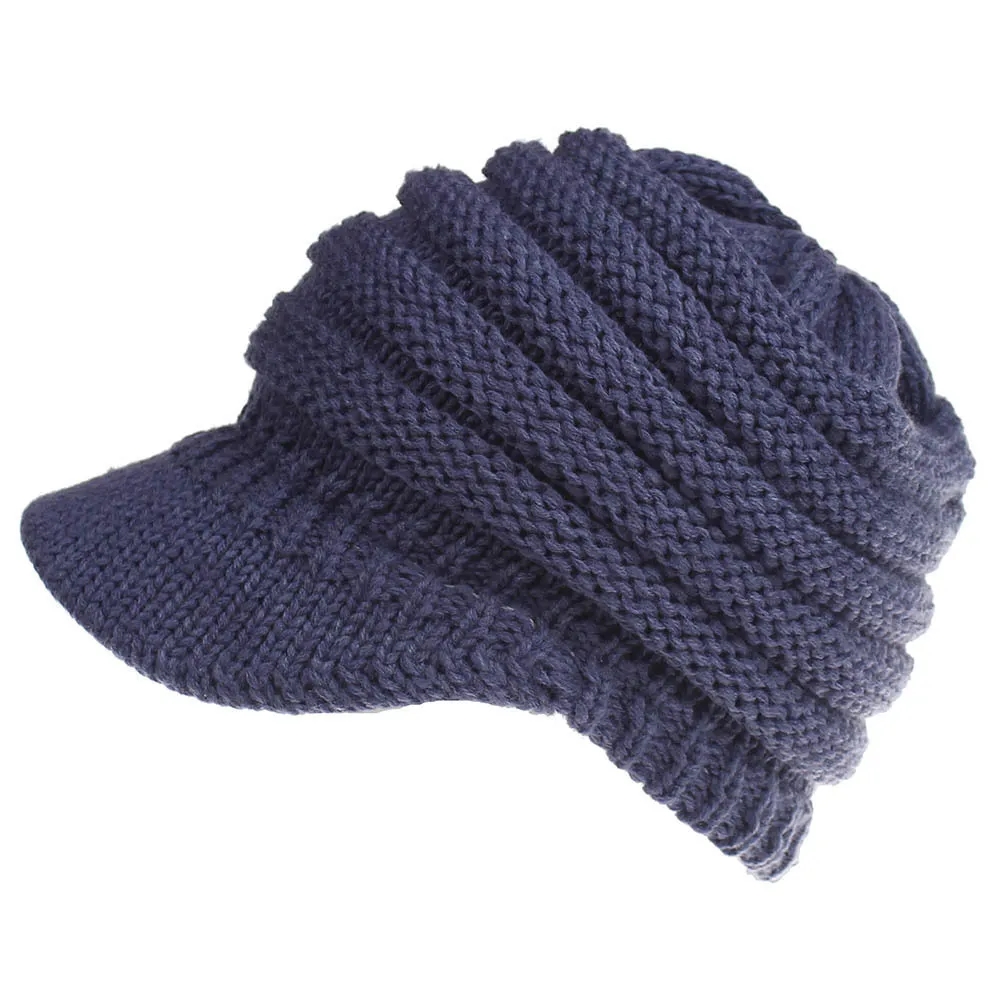 Knit Beanie Tail Hat For Adults 5