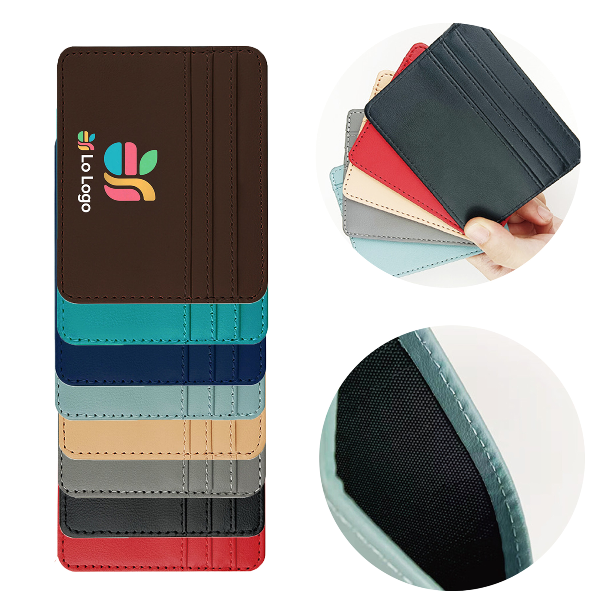 Slim Card Case in PU Leather 3