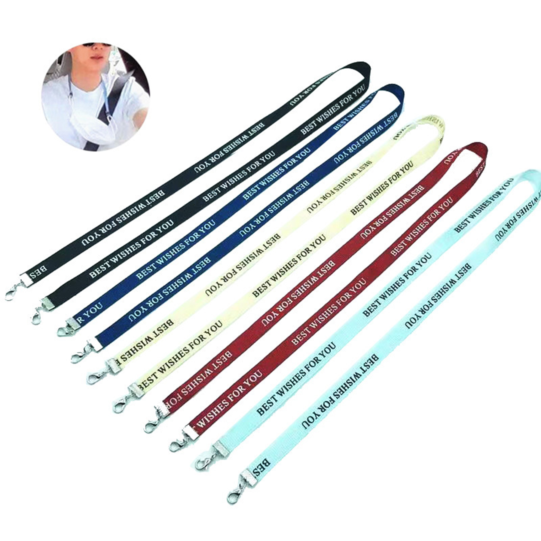 Polyester Lanyard With Two Attachments 1