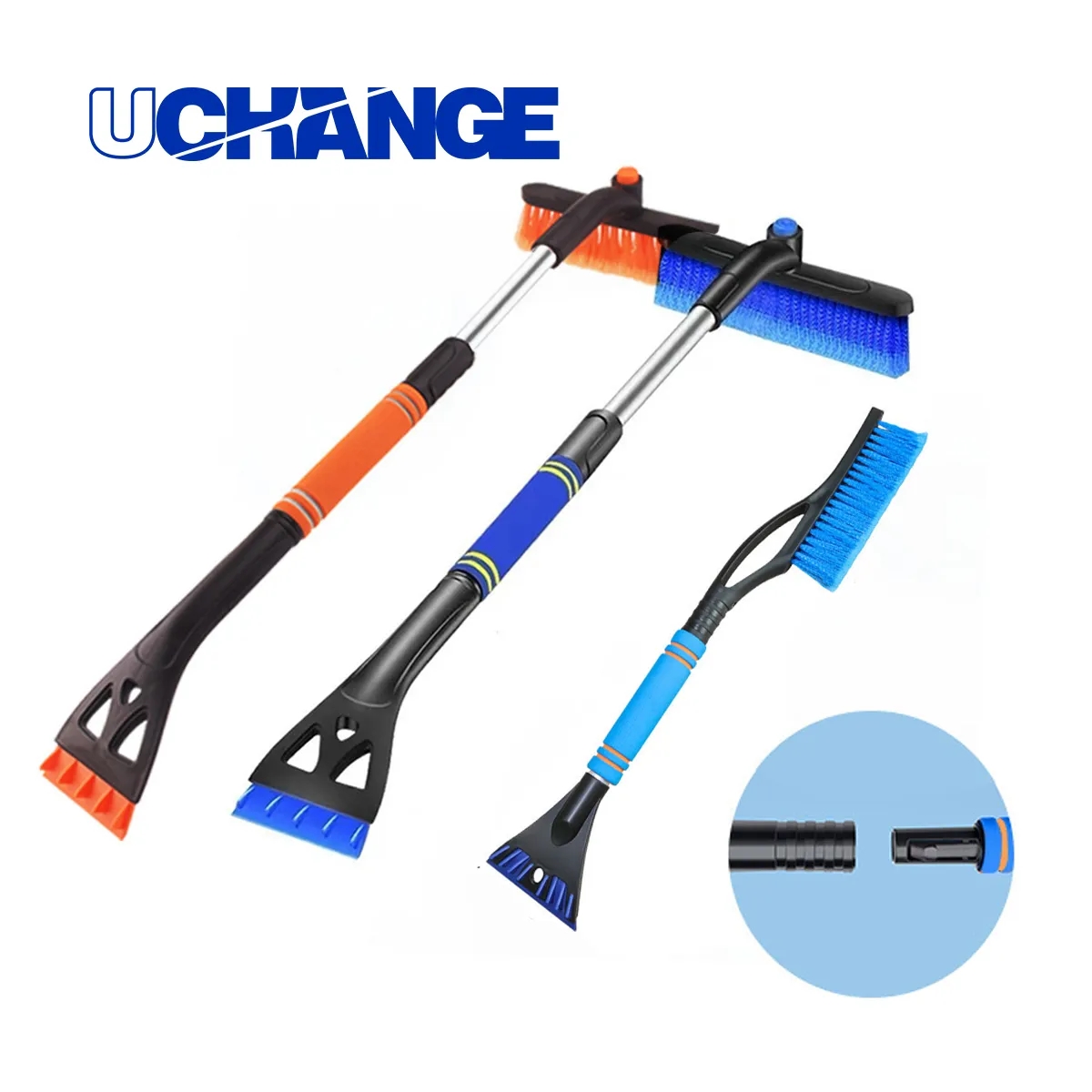 Extendable Snow Brush And Ice Scraper Auto Tool 1