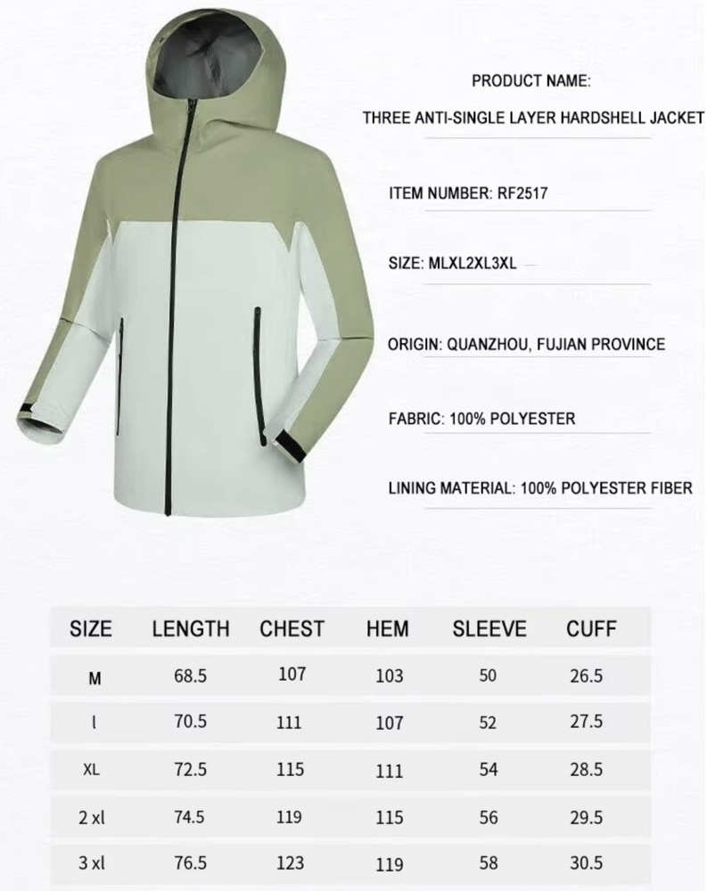 Lightweight Golf Raincoat With Hood Waterproof Windbreaker 2