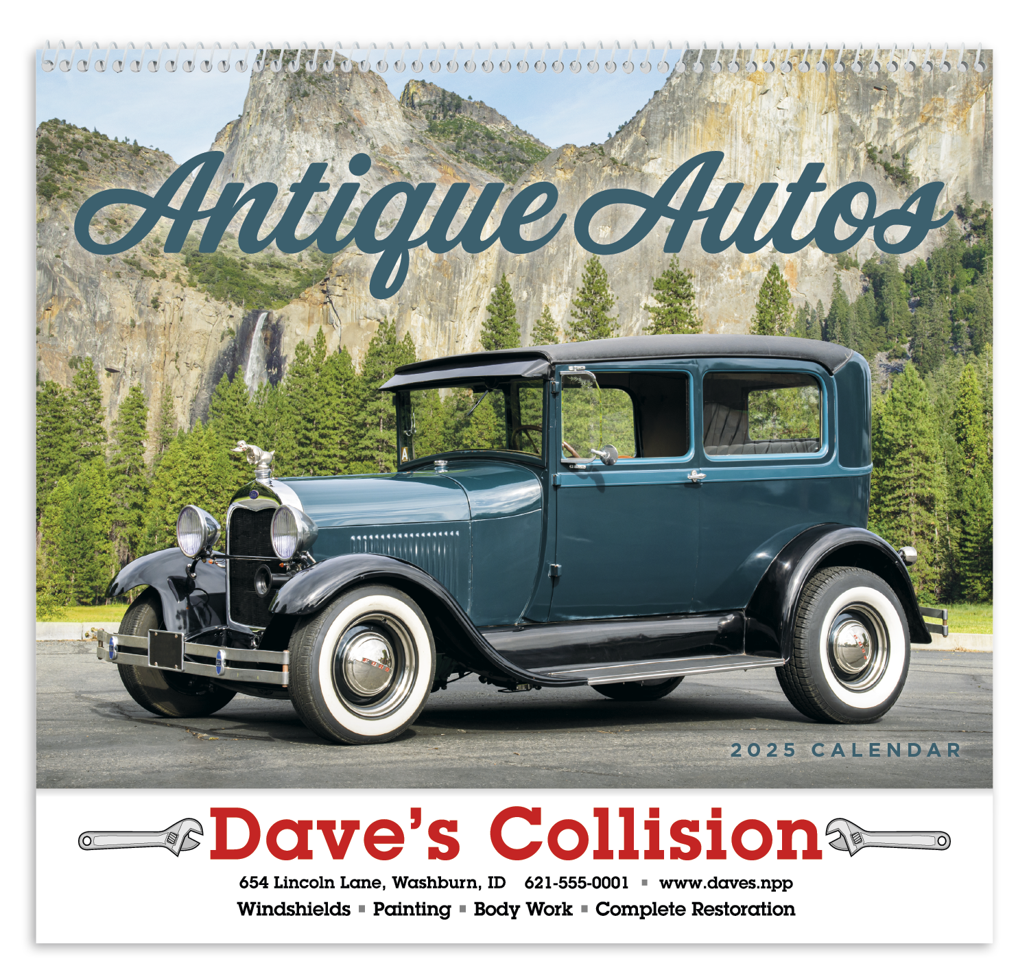 Good Value™ Antique Autos - Spiral Calendar 1