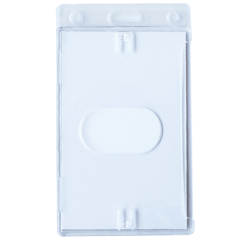 Hard Plastic Acrylic Badge Holder With Slot 2