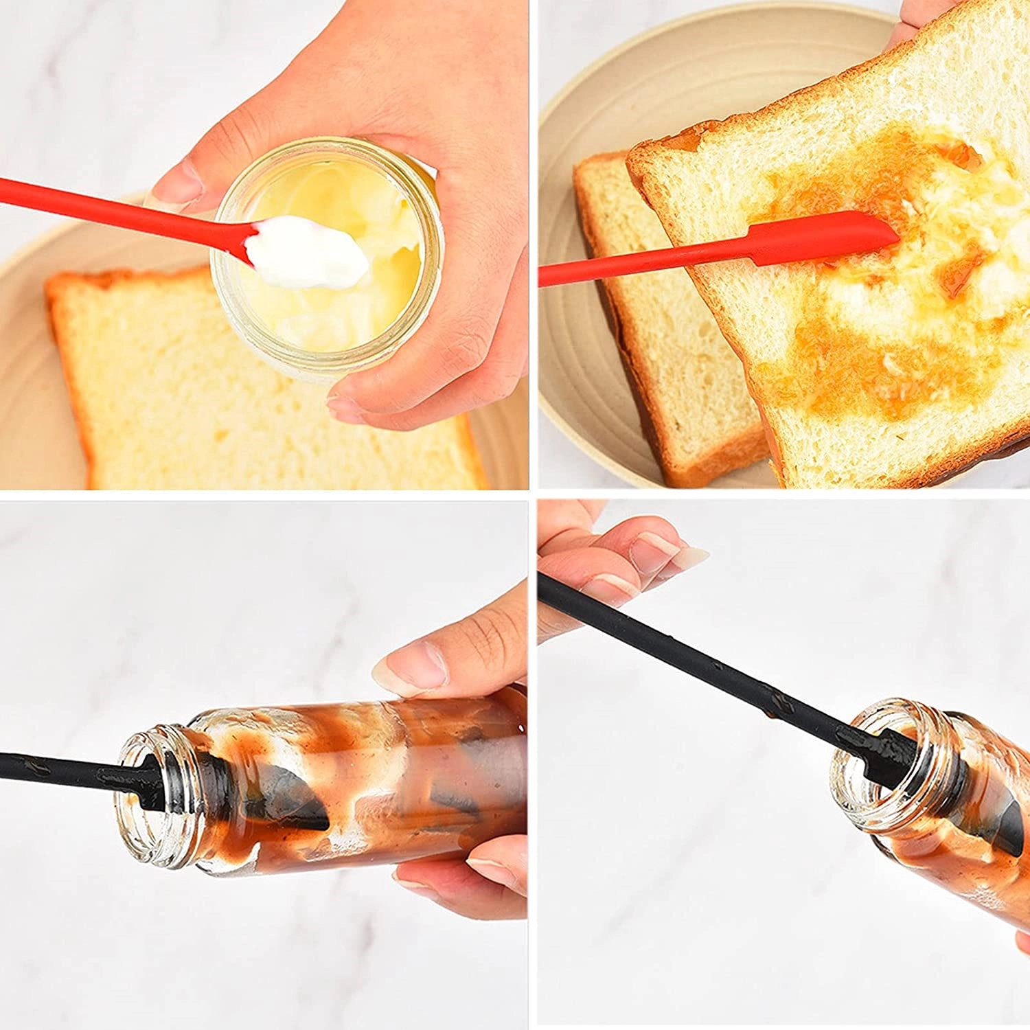 Mini Silicone Spoon And Spatula 6