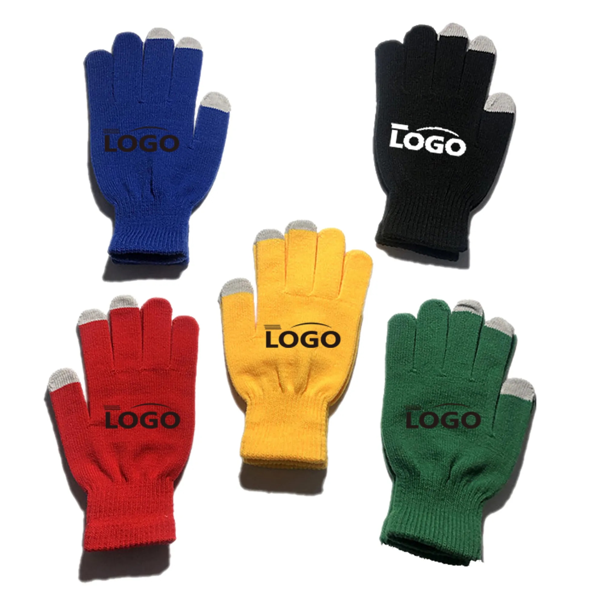 Touchscreen Gloves Stretch Knitted Texting Windproof 7