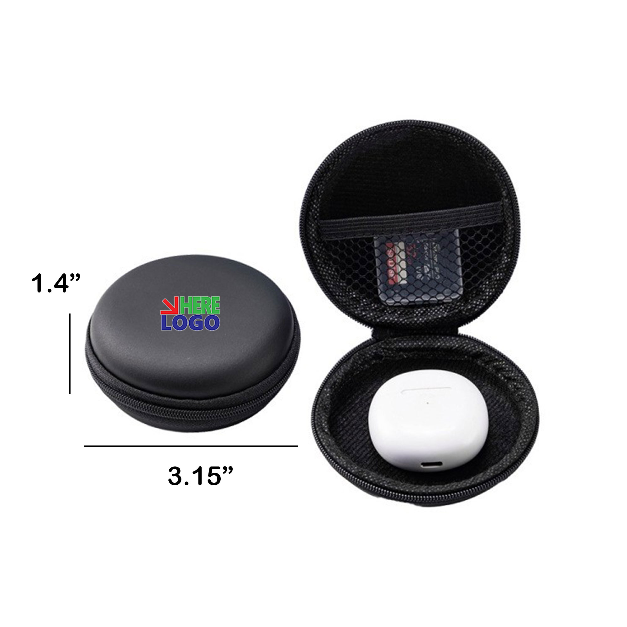 EVA Round Zipper Carrying Case 7