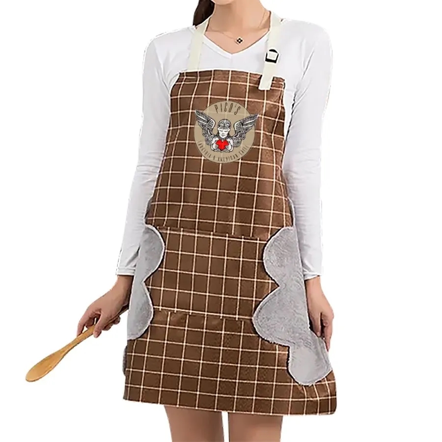 Striped Plaid Hand Wiping Apron 7