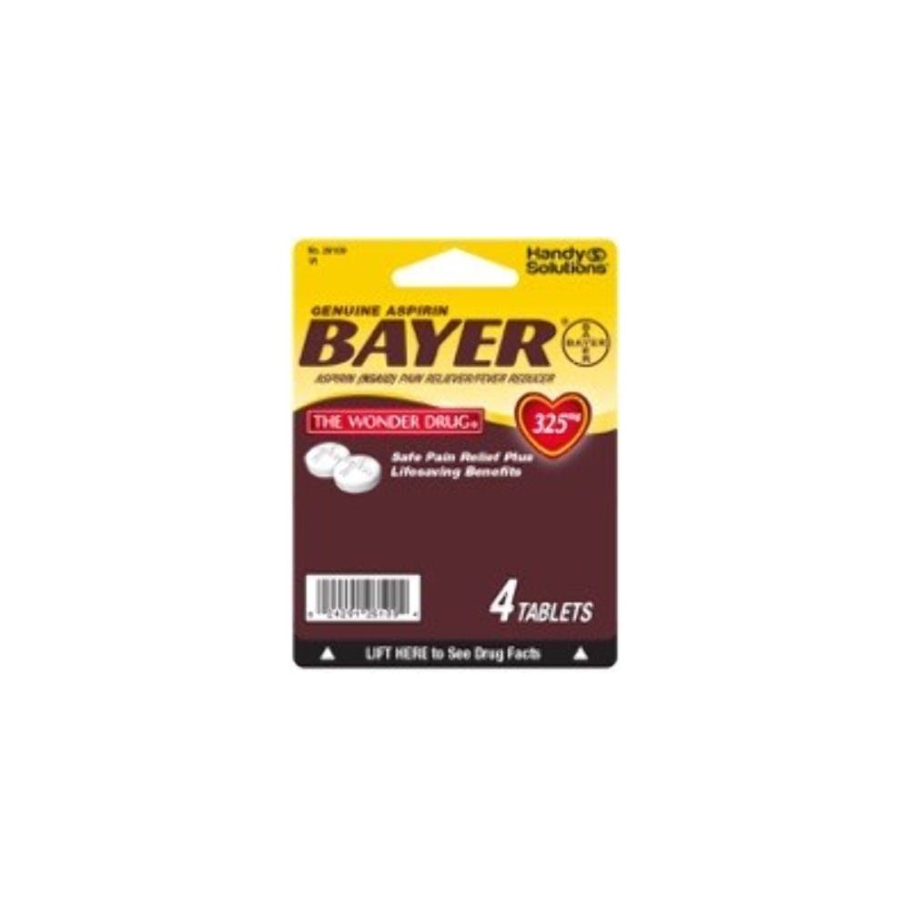 Bayer Travel Size Aspirin - 325mg 4 Pack 1