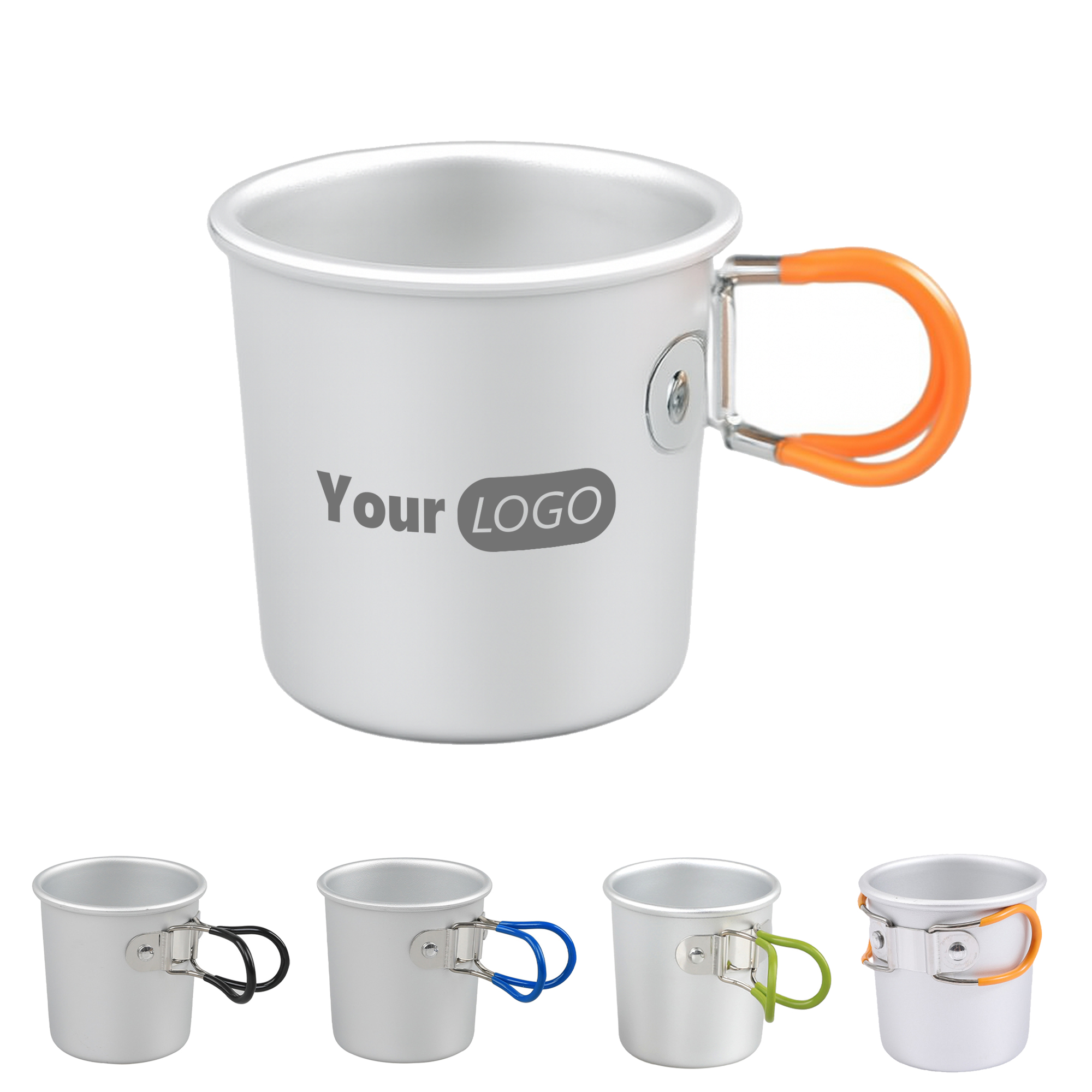 5oz Foldable Handle Outdoor Aluminum Cup 2