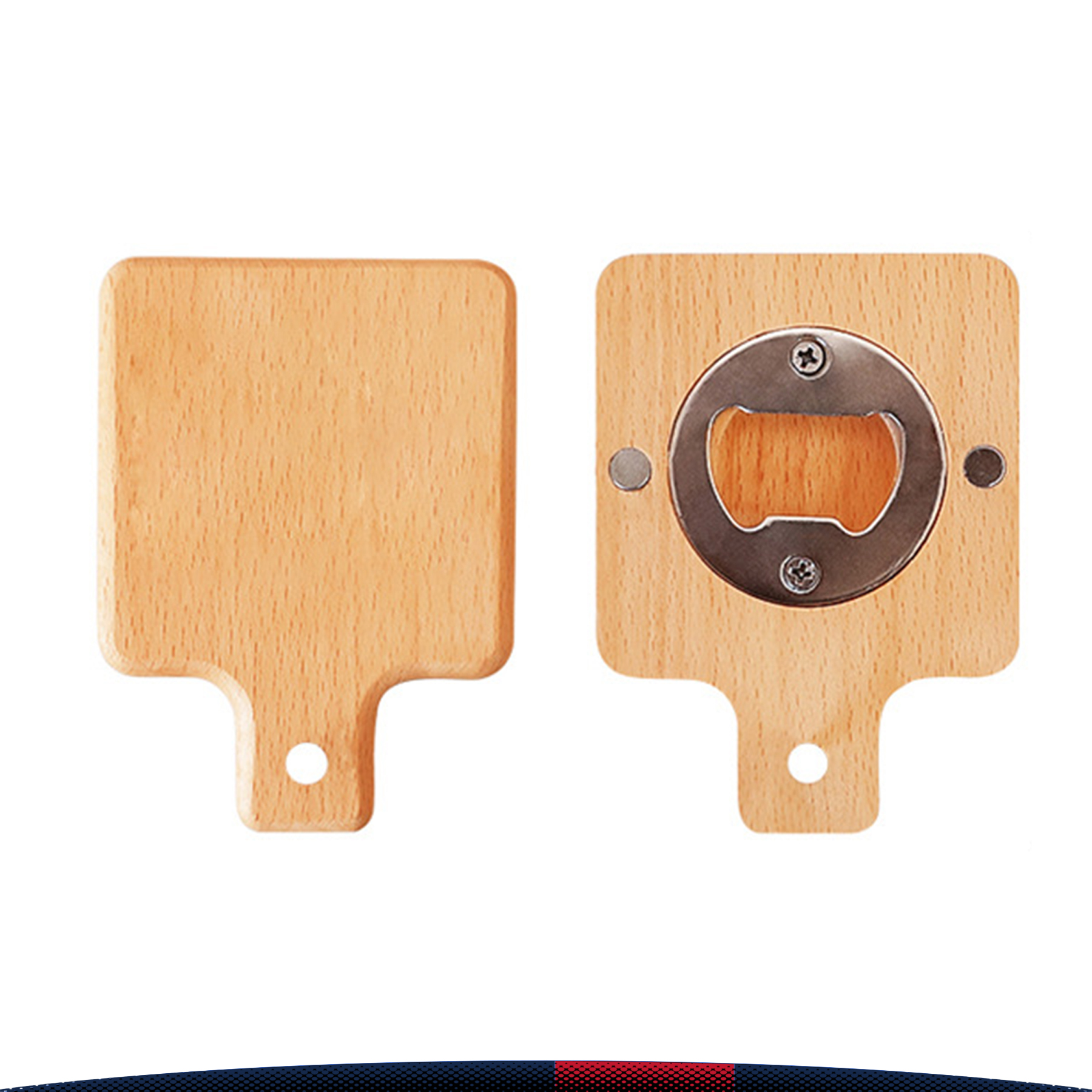 Wooden Magnetic Fridge Bottle Opener 3
