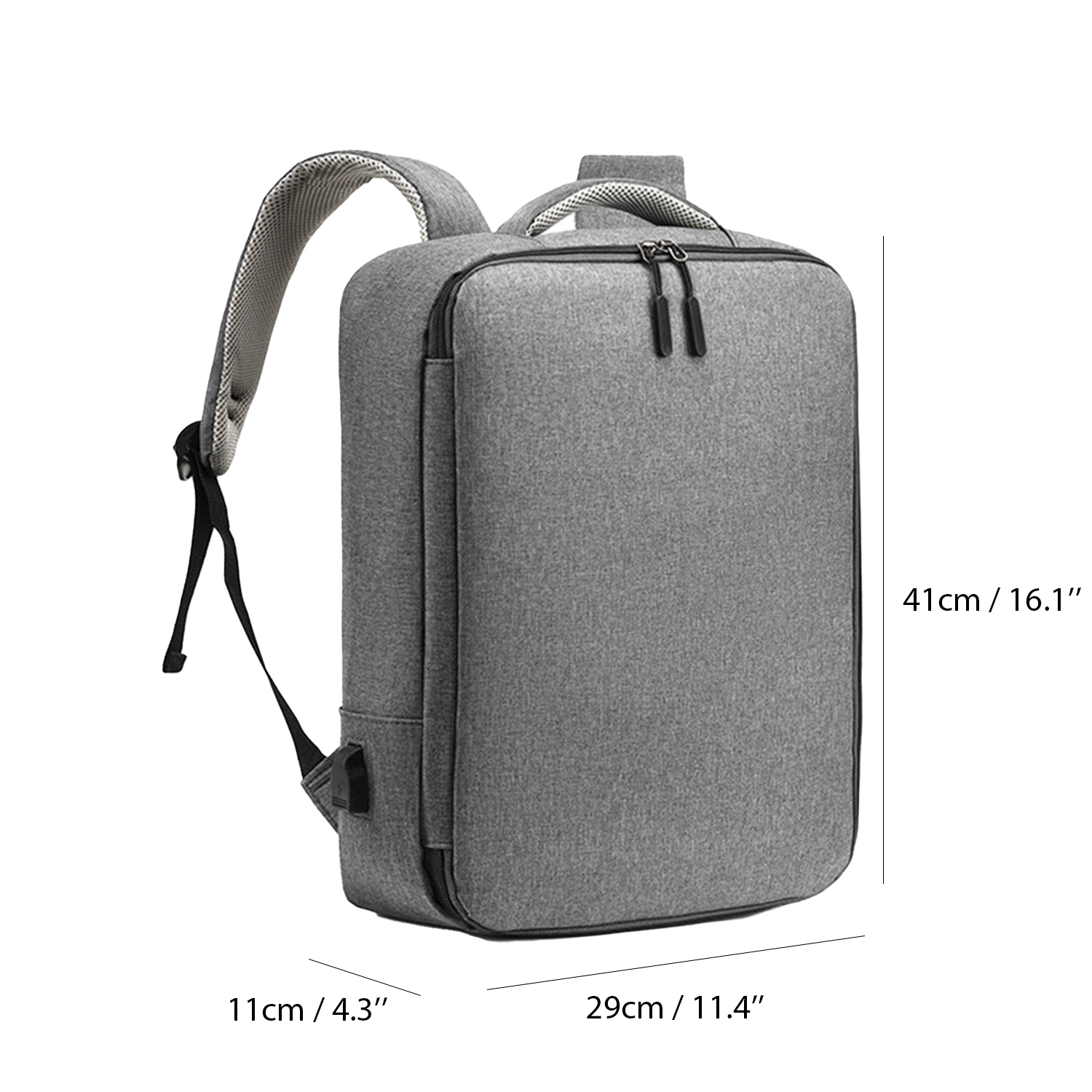 Waterproof Business Backpack Carry on w/ USB Port 2