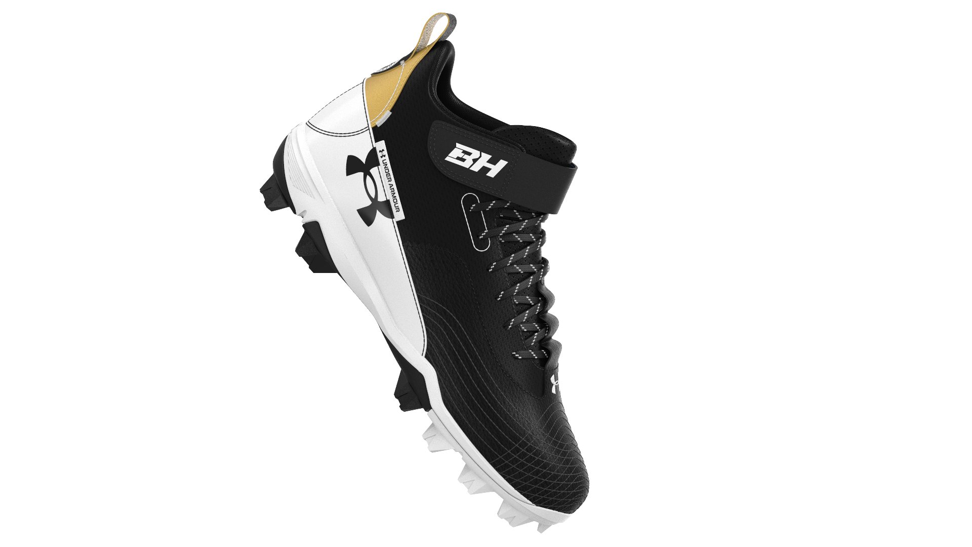 Men's UA Harper 7 Mid RM Baseball Cleats 2