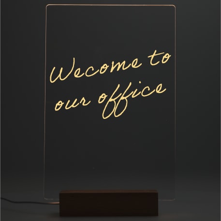 Note Brite Acrylic Dry Erase Board 16