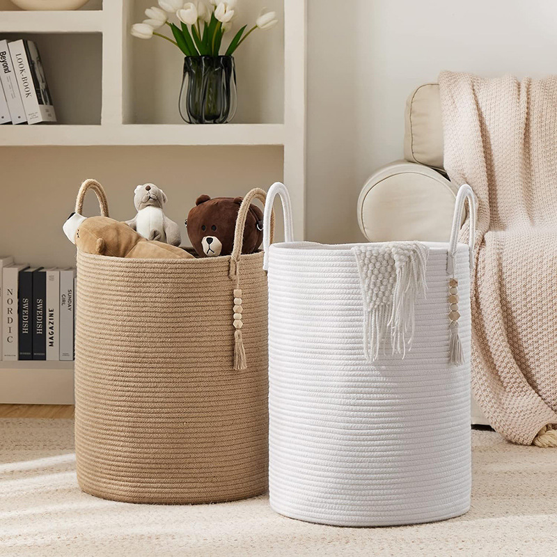 Laundry Basket Jute 1