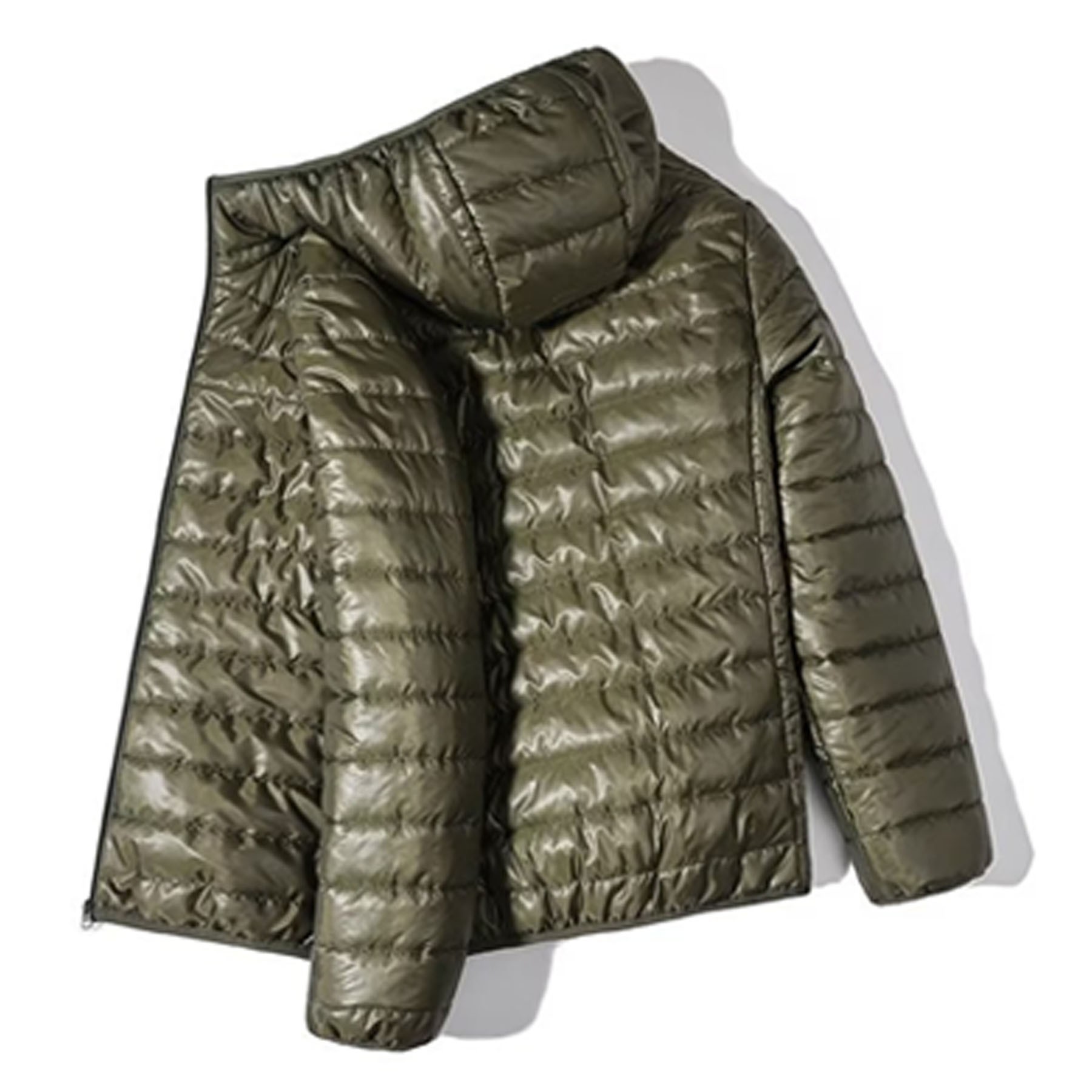 Men's Lightweight Packable Accent Puffer Jacket 3