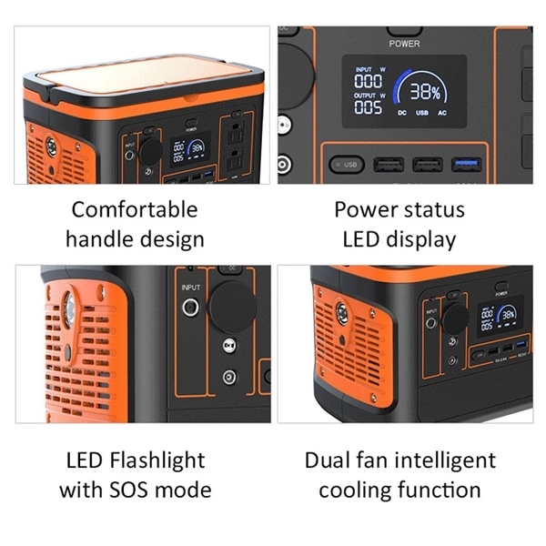 Solar Generator for Outdoors Camping Travel 4