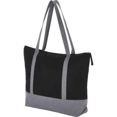 Repose 10oz Recycled Cotton Zippered Tote 15