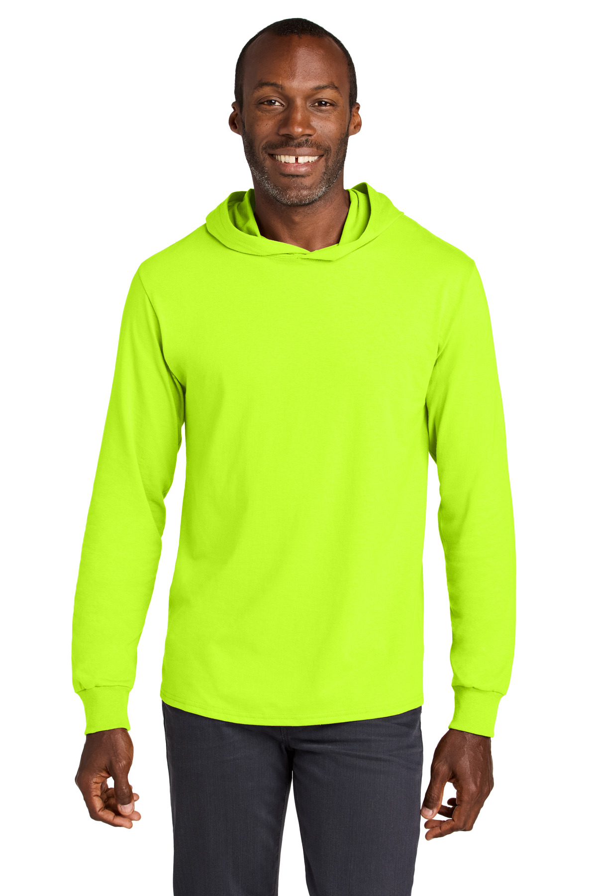 Jerzees Classics Unisex Cotton Long Sleeve Hooded T-Shirt 363LH 44