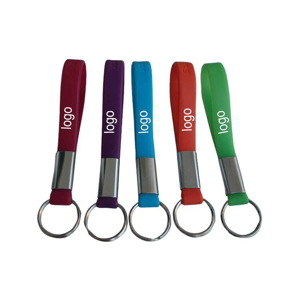 Hot custom rubber keychain, wristband ,silicone keychain 1