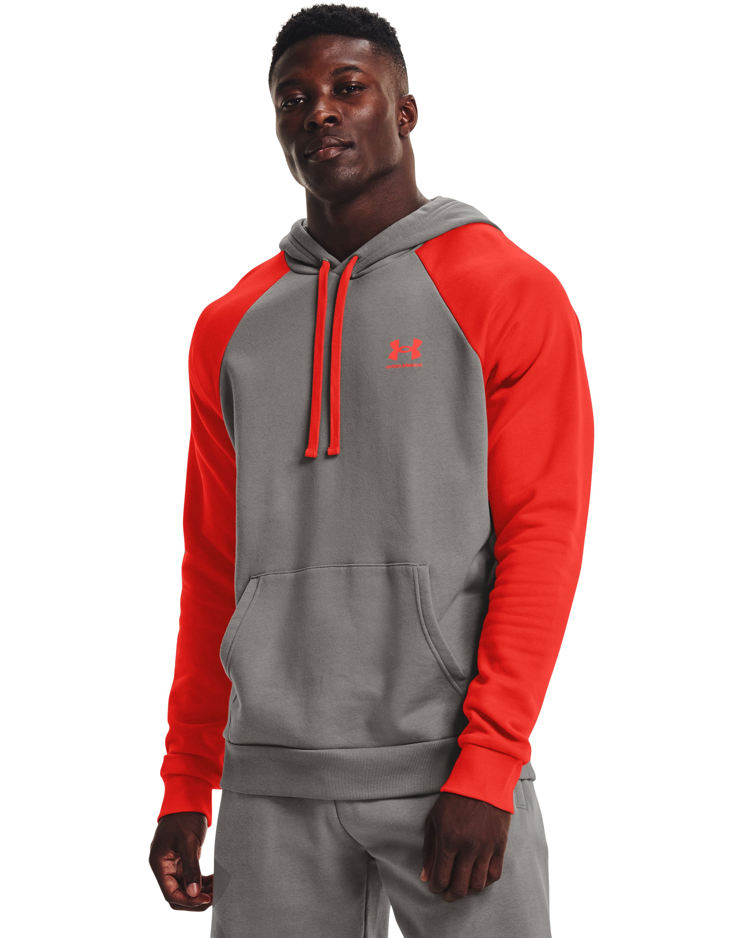 UA Rival Fleece Colorblock Men's Hoodie 8