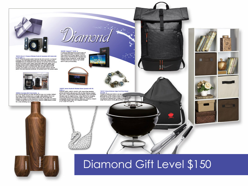 $150 Gift of Choice (Diamond Level) Gift Booklet