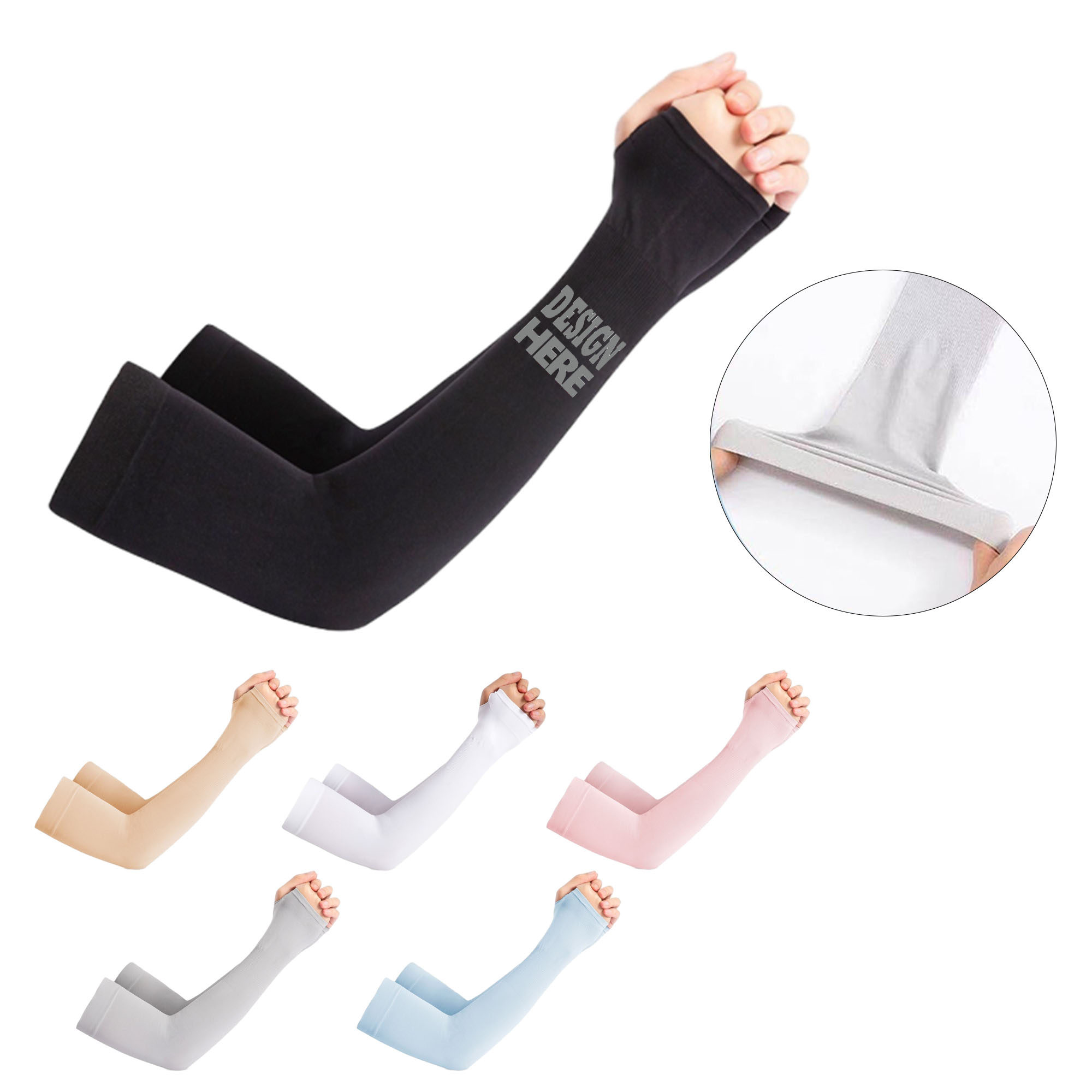 Summer Sun Protection Insulation Cool Arm Sleeves 2