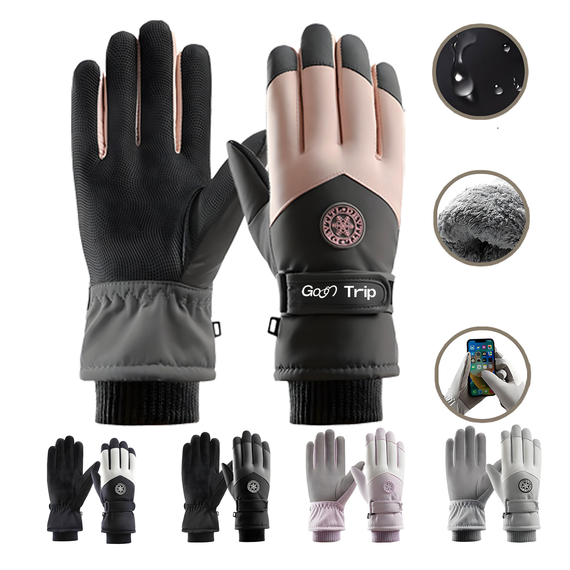 Windproof And Cold Resistant Warm Gloves 4