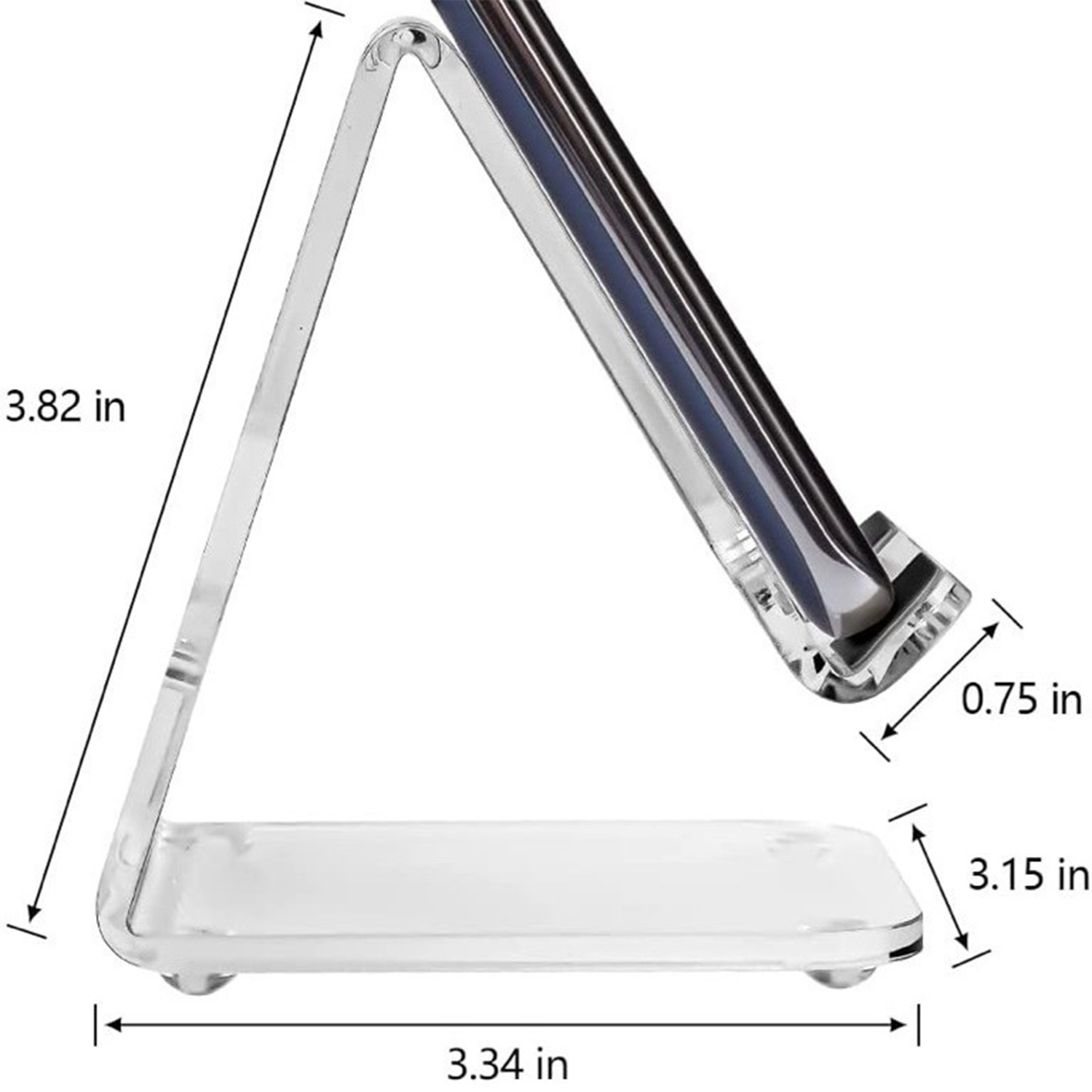 Acrylic Clear Phone Holder Stand 5