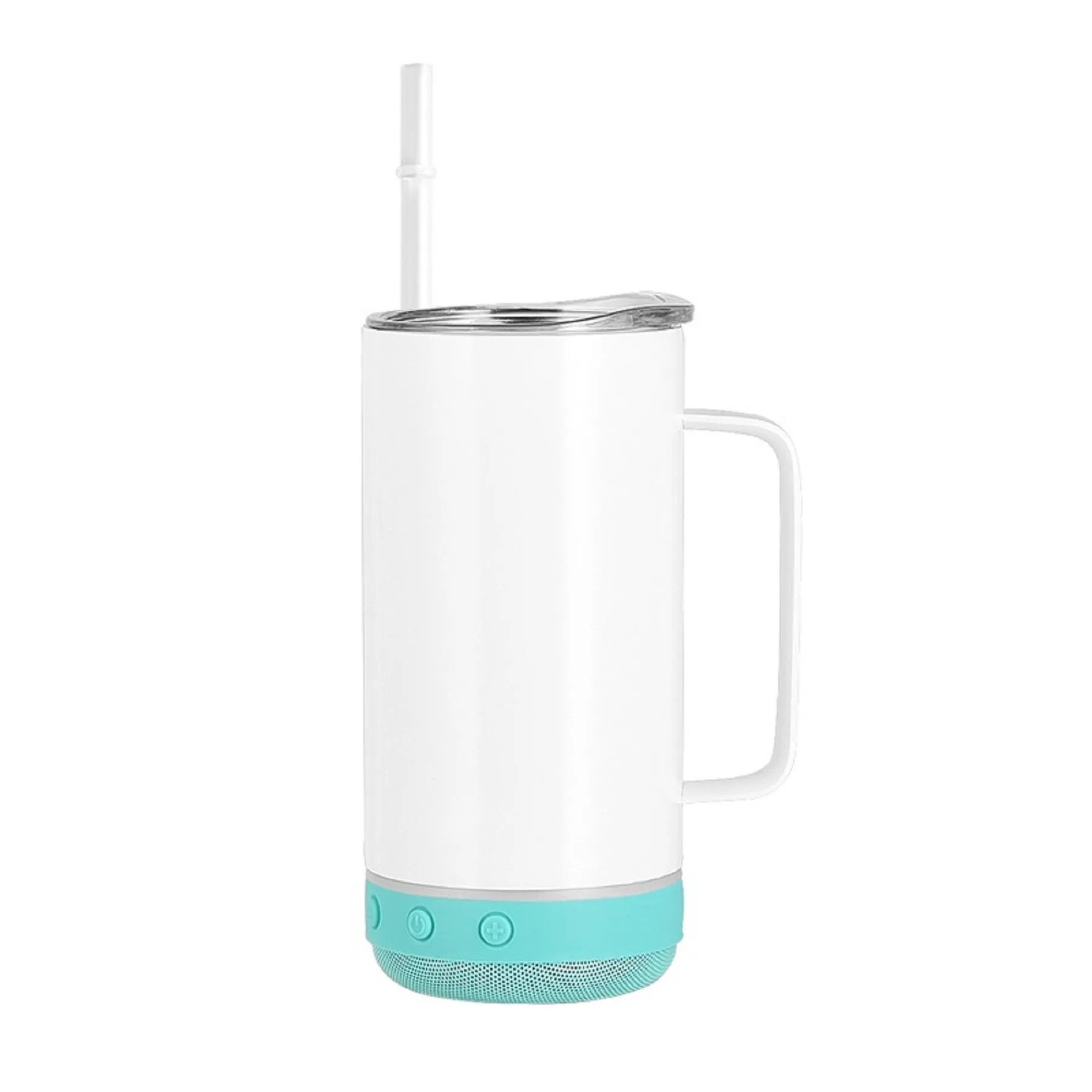 14 Oz. Double Wall Wireless Speaker Water Mug with Handle 6