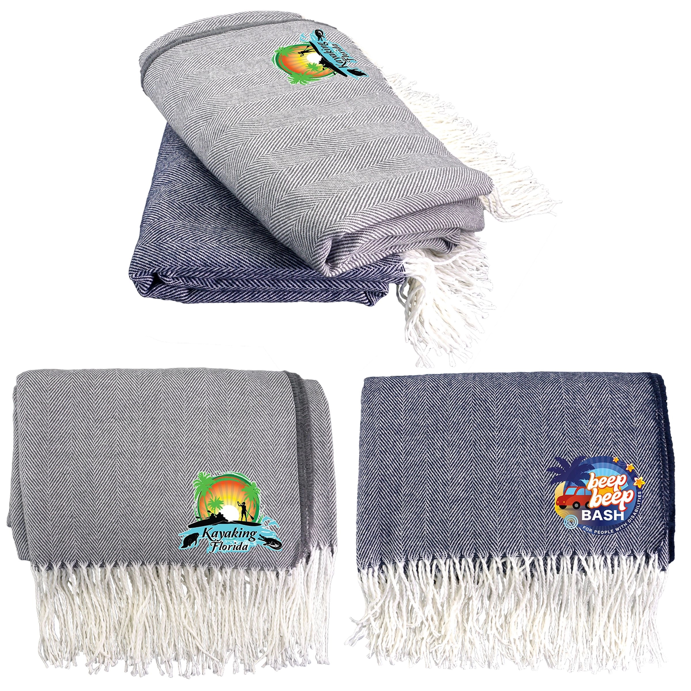 Fringed Throw Blanket