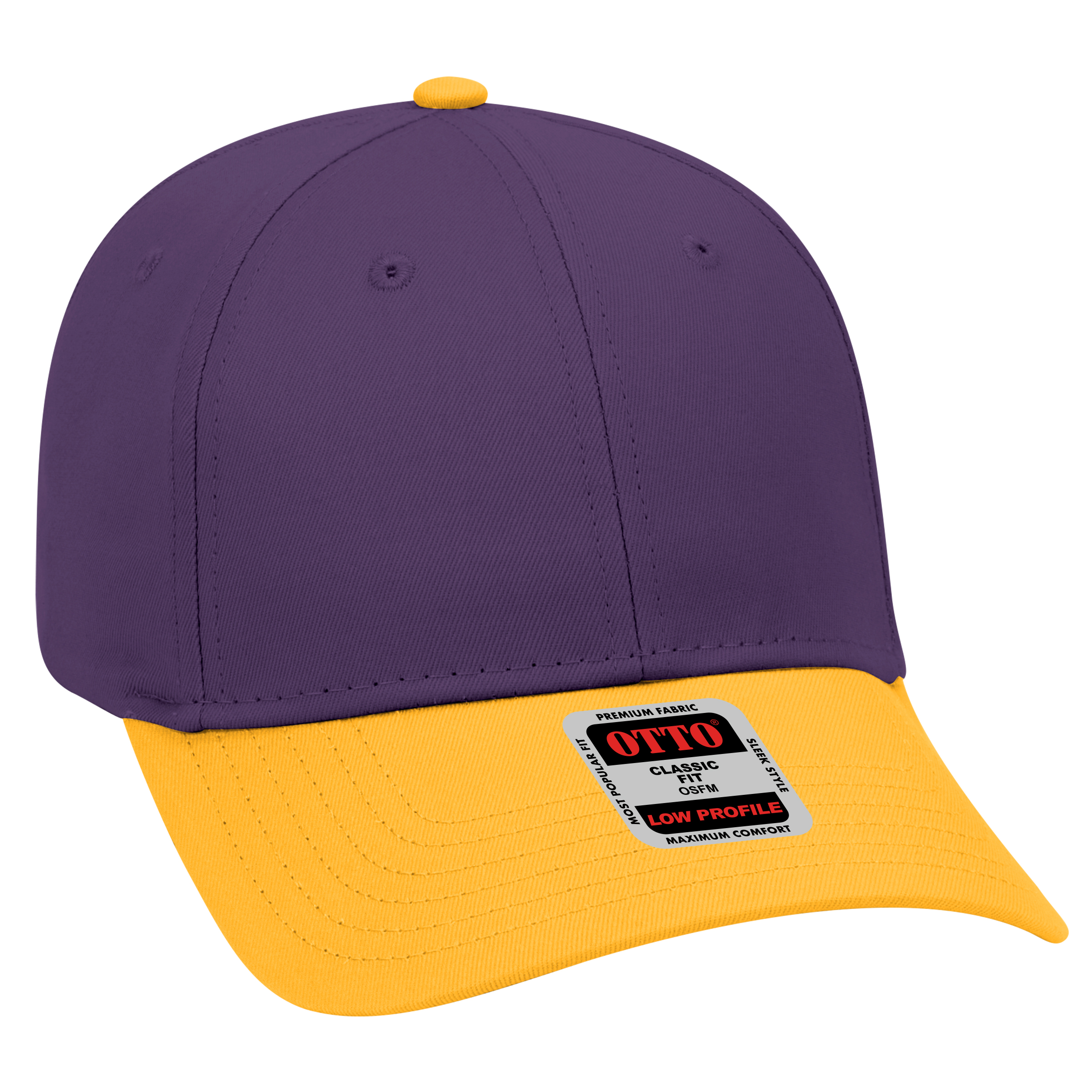 OTTO CAP® 6 Panel Low Profile Baseball Cap 15