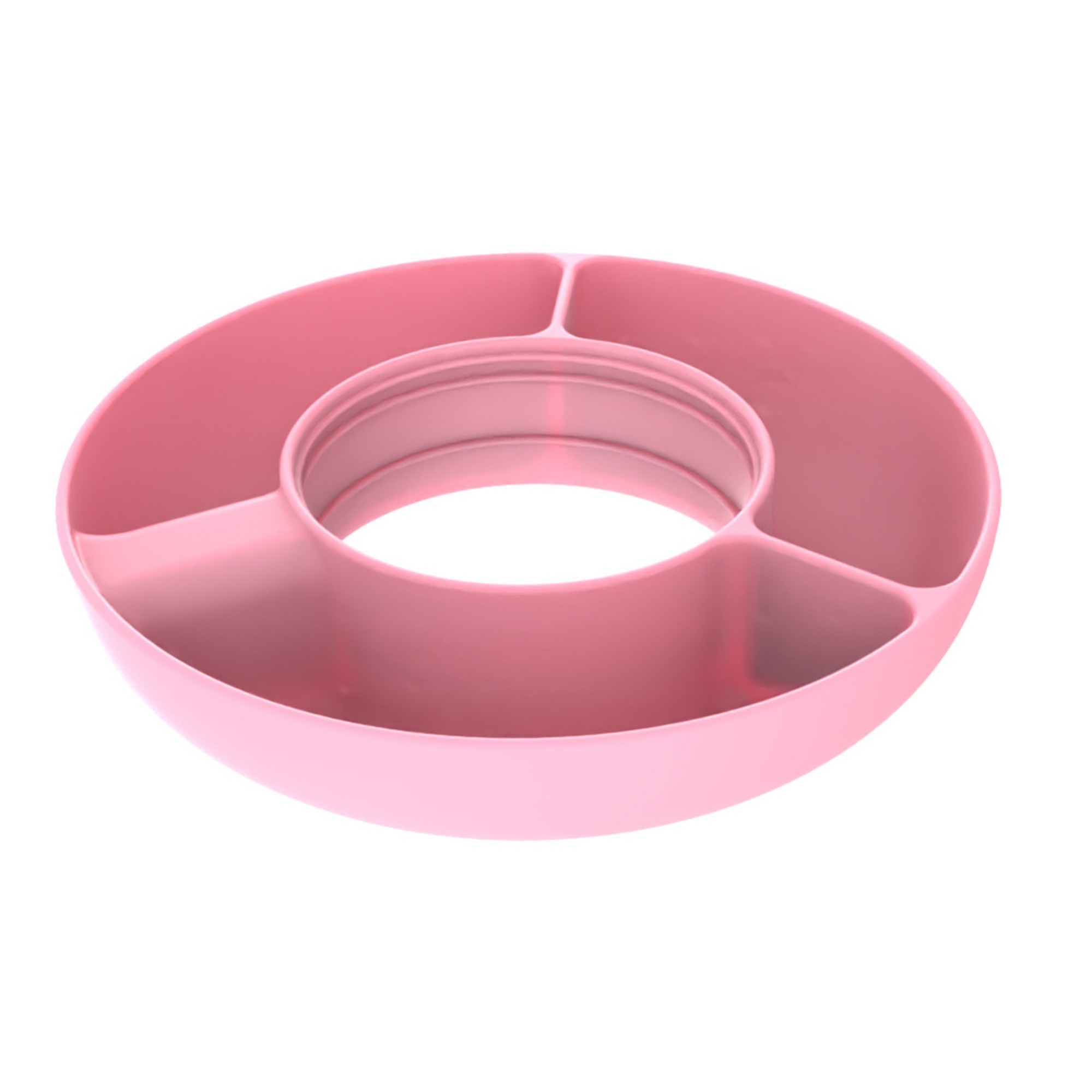 3 Compartment Silicone Snack Tray 8