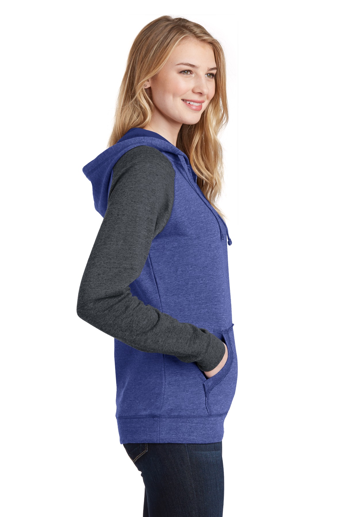 Women's Lightweight Fleece Raglan Hoodie